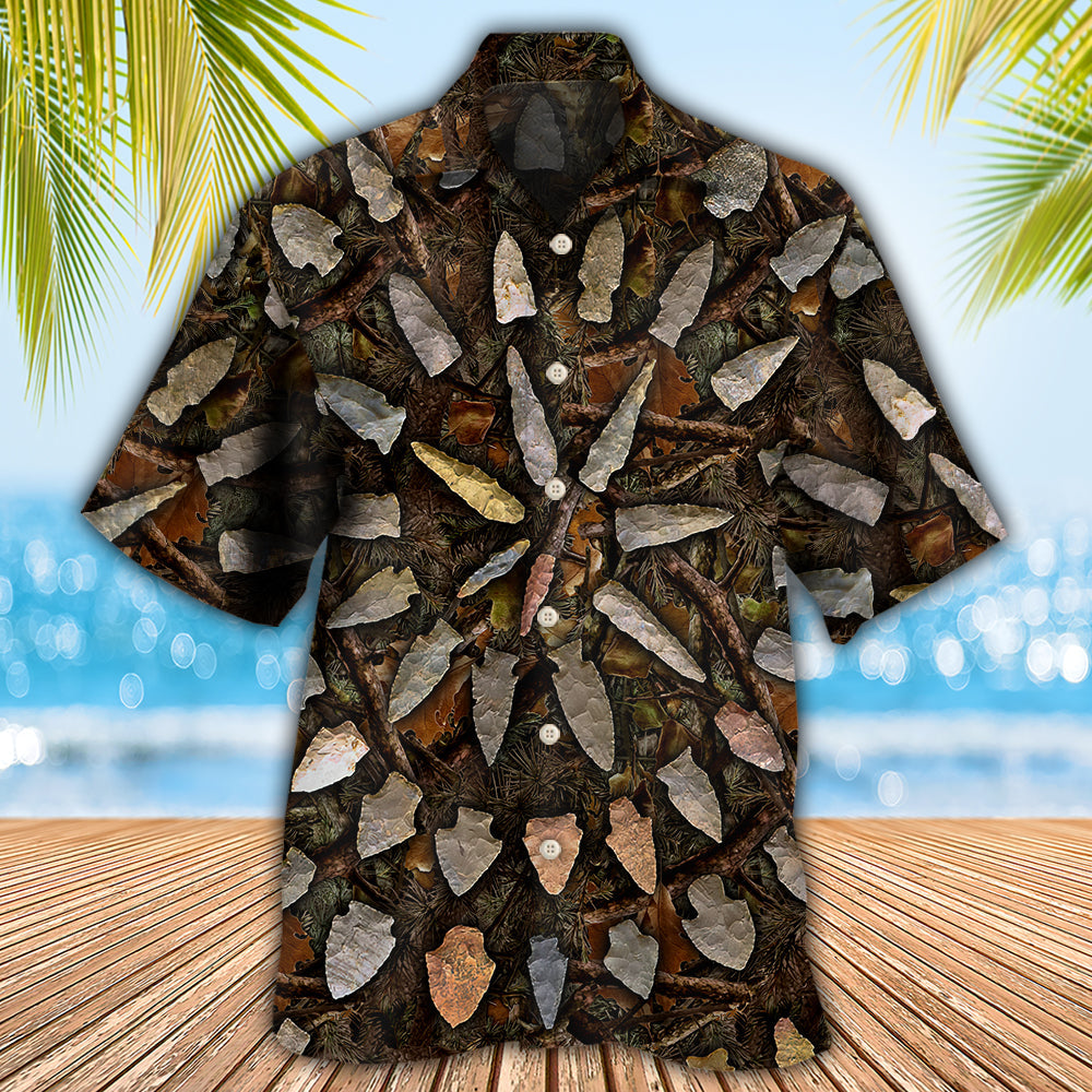 Hunting Arrowhead Hunting Camo Pattern - Hawaiian Shirt 