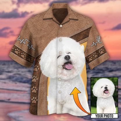 Dog Paw Various Style Custom Photo Personalized - Hawaiian Shirt 