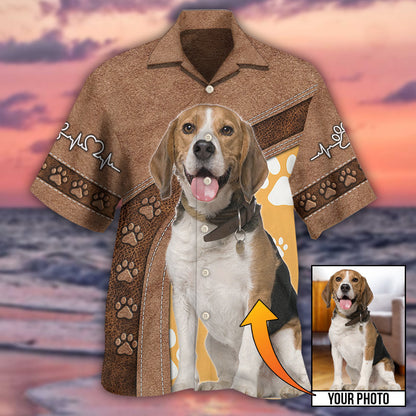 Dog Paw My Lovely Dog Classic Custom Photo Personalized - Hawaiian Shirt 