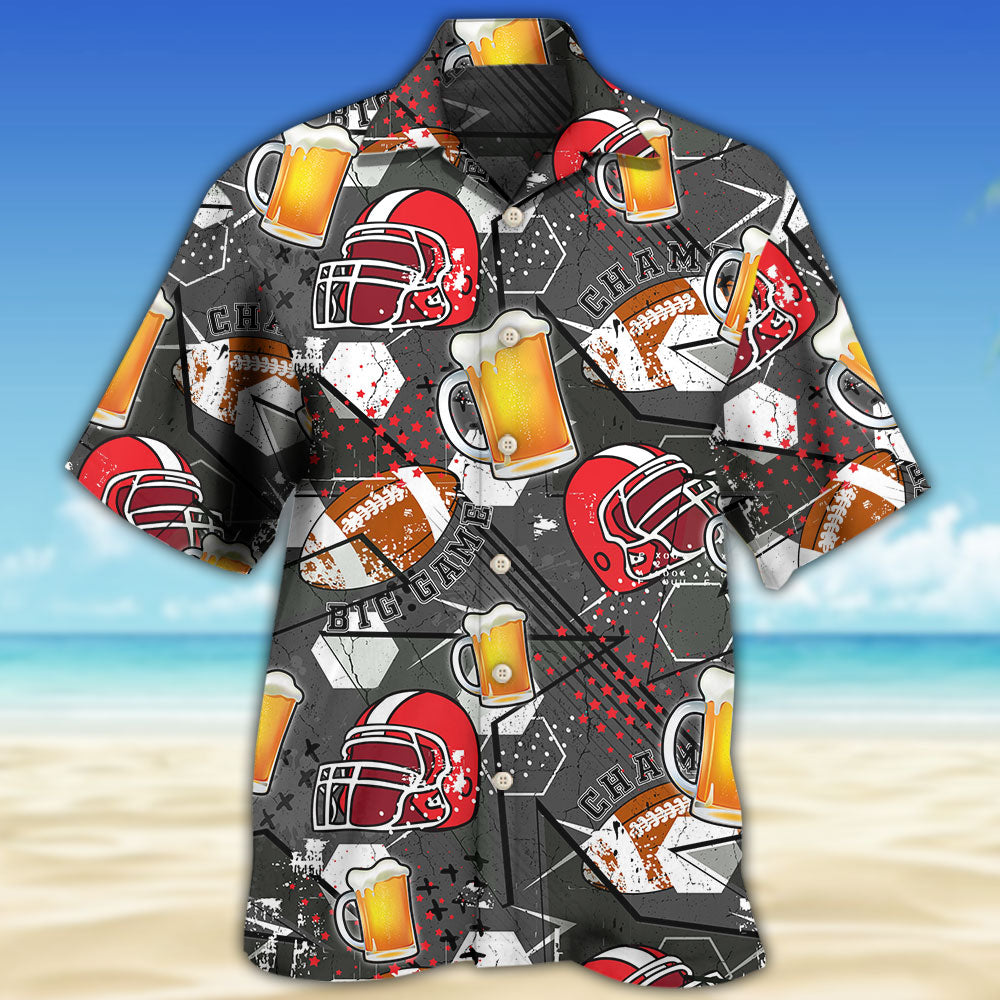 Beer I Like Beer And Rugby And Maybe 3 People - Hawaiian Shirt 