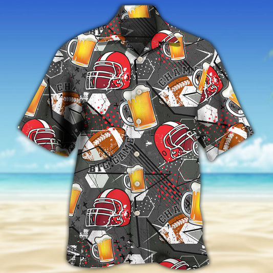Beer I Like Beer And Rugby And Maybe 3 People - Hawaiian Shirt 