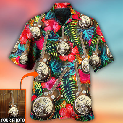 Guitar Various Style Tropical Custom Photo - Hawaiian Shirt 
