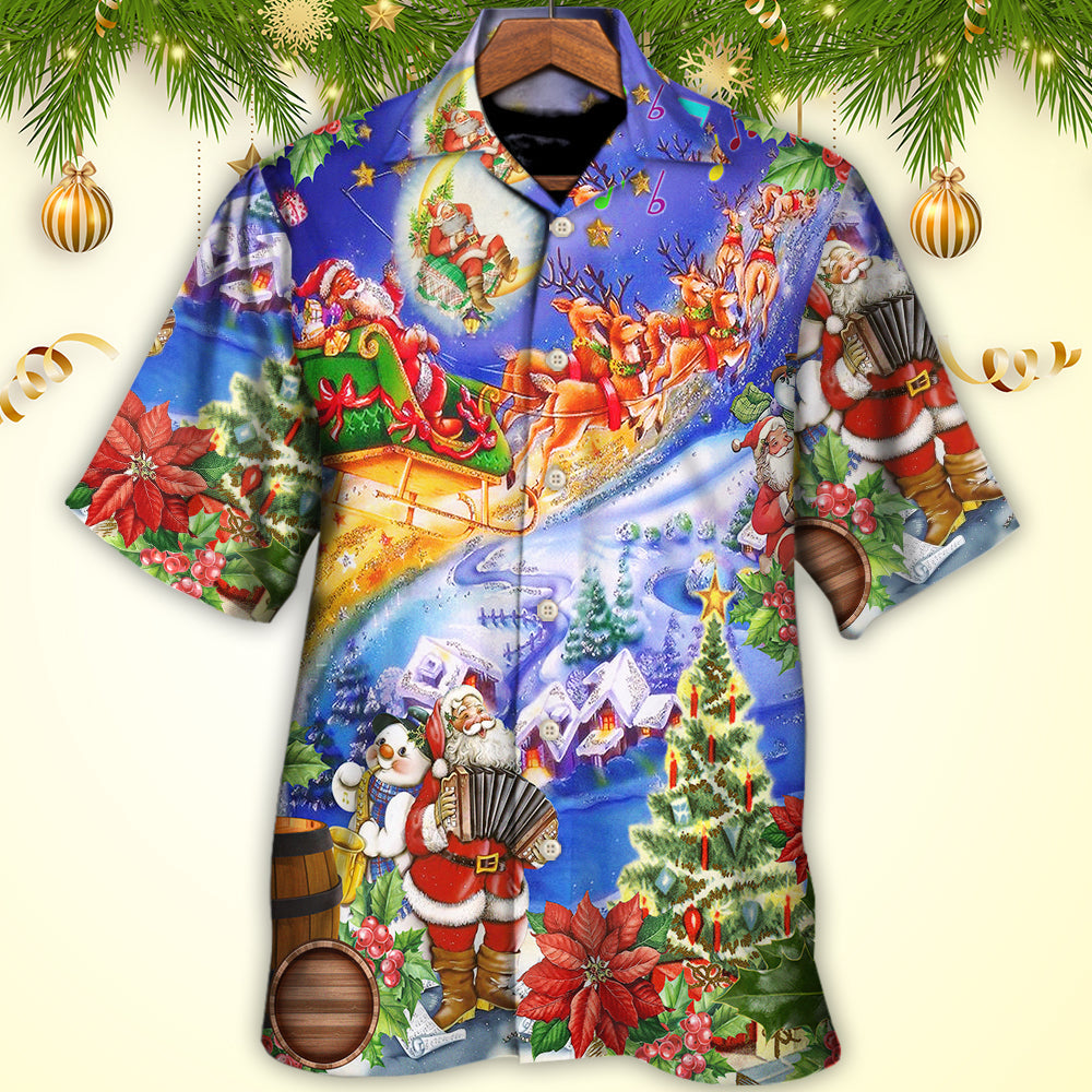 Christmas Santa Claus Love - Hawaiian Shirt 