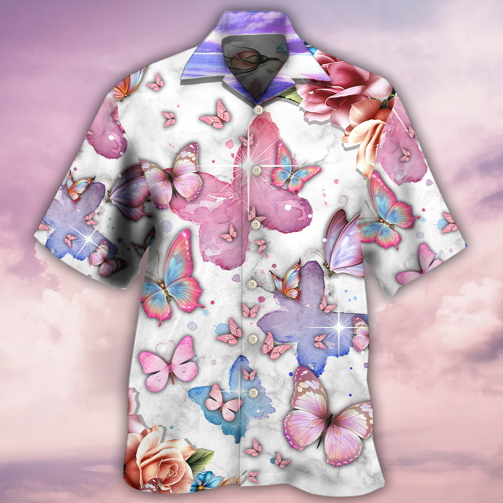 Butterfly I'm Not A Widow - Hawaiian Shirt 