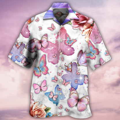 Butterfly I'm Not A Widow - Hawaiian Shirt 
