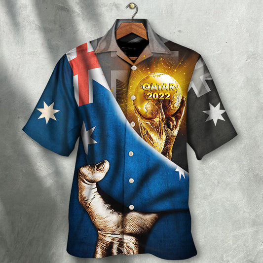 World Cup Qatar 2022 Australia Will Be The Champion - Hawaiian Shirt 