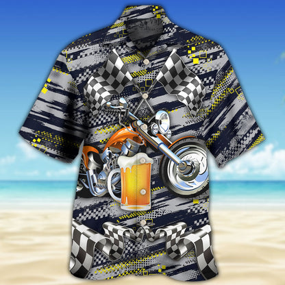 Beer I Like Beer And Motocycles And Maybe 3 People - Hawaiian Shirt 