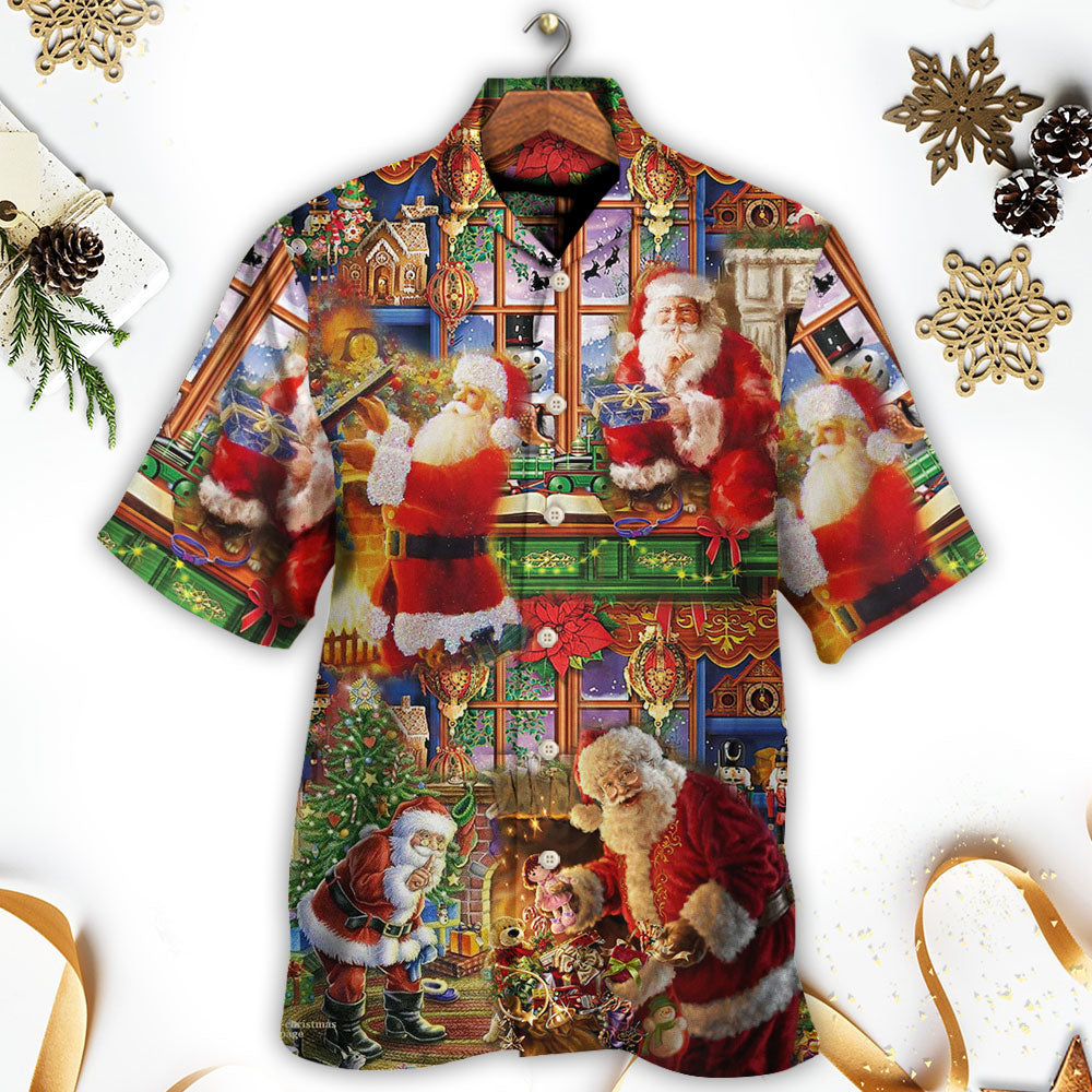 Santa Claus Christmas Merry Xmas - Hawaiian Shirt 