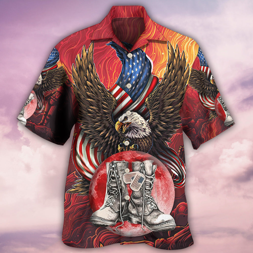 Veteran Boots Never Underestimate - Hawaiian Shirt 