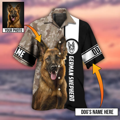 German Shepherd My Lovely Dog Custom Photo Personalized - Hawaiian Shirt 