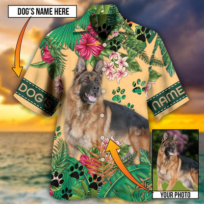 German Shepherd My Lovely Dog Custom Photo Personalized - Hawaiian Shirt 