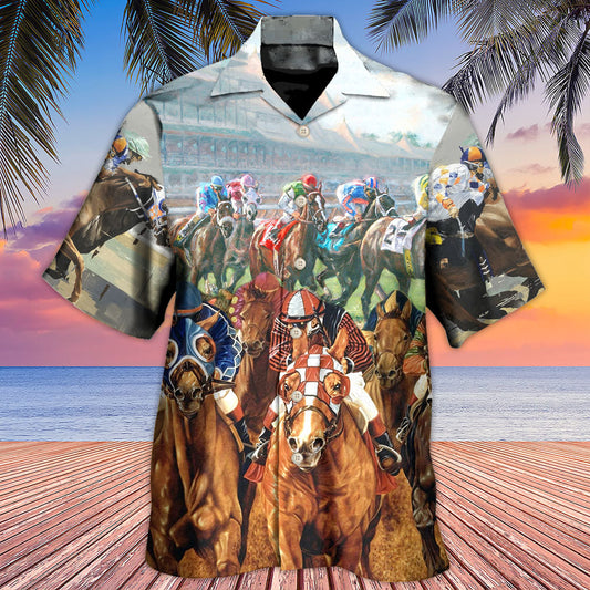 Horse Racing You Have The Best Seat - Hawaiian Shirt 