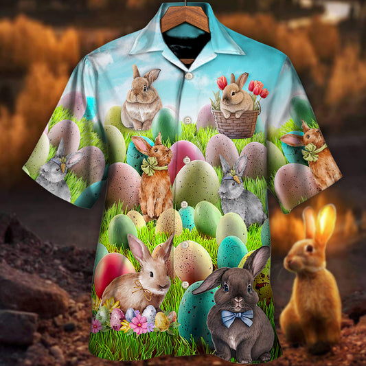 Easter This Is My Easter Shirt Rabbit Funny Happy Easter - Hawaiian Shirt 