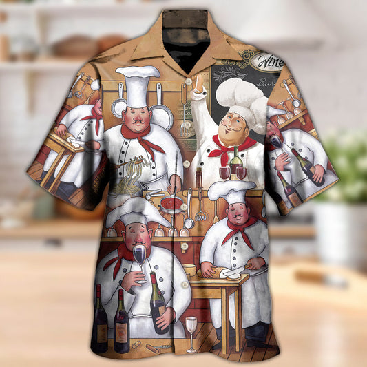 Chef The Best Master Cooking Vintage Style - Hawaiian Shirt 