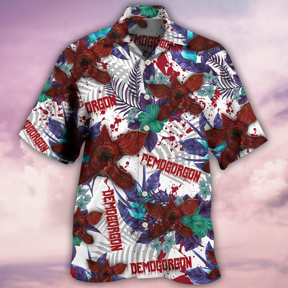 Demogorgon Monster Hawaiian Pattern - Hawaiian Shirt 