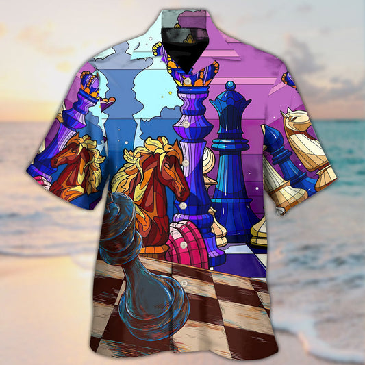 Chess Board Games Is Life Love Playing Chess - Hawaiian Shirt 