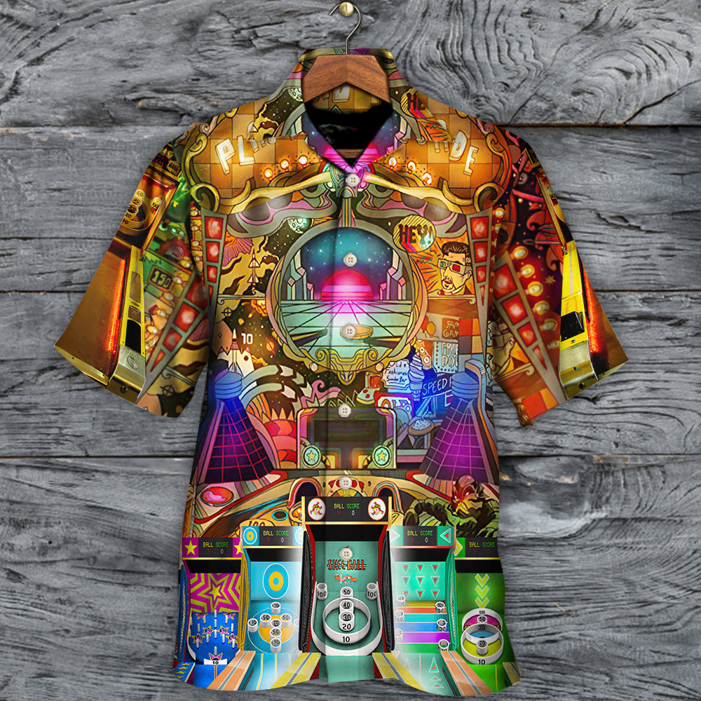 Skee Ball Ball Games Playland Arcade - Hawaiian Shirt 