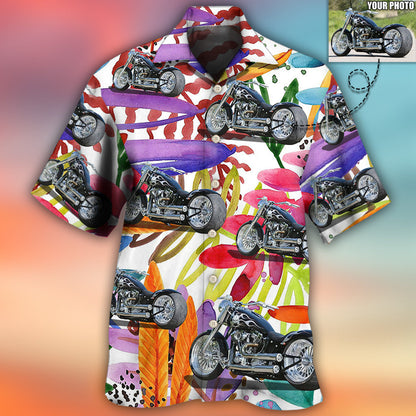 Motorcycle My Sweet Lover Custom Photo - Hawaiian Shirt 