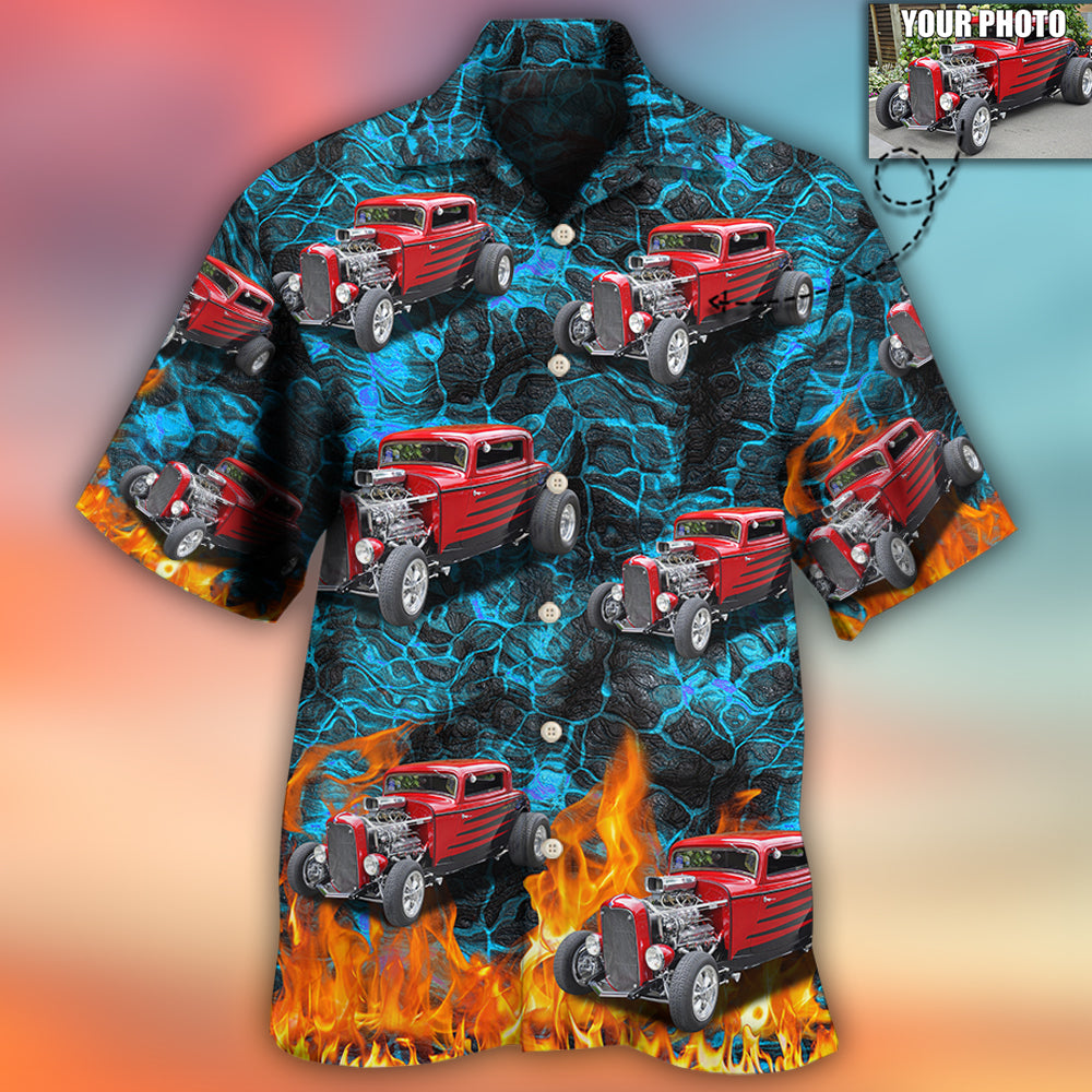 Hot Rod Various Style Custom Photo - Hawaiian Shirt 