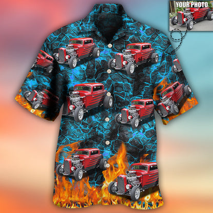 Hot Rod Various Style Custom Photo - Hawaiian Shirt 