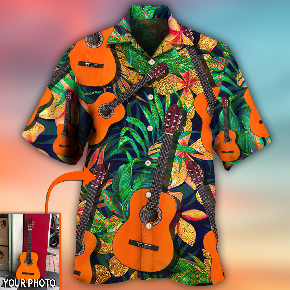 Guitar Various Style Tropical Custom Photo - Hawaiian Shirt 