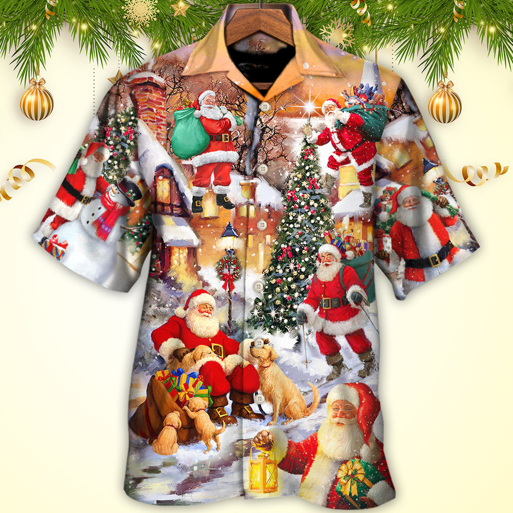 Christmas Santa Claus Story In The Town Gift For Xmas - Hawaiian Shirt 