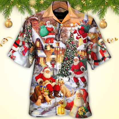 Christmas Santa Claus Story In The Town Gift For Xmas - Hawaiian Shirt 