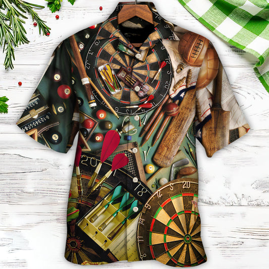 Dart World Okayest Dart Player - Hawaiian Shirt 