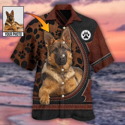 German Shepherd Dog Various Style Custom Photo Personalized - Hawaiian Shirt 