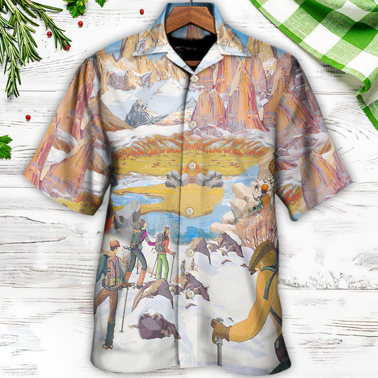 Climbing Life's A Climb But The View Is Great - Hawaiian Shirt 