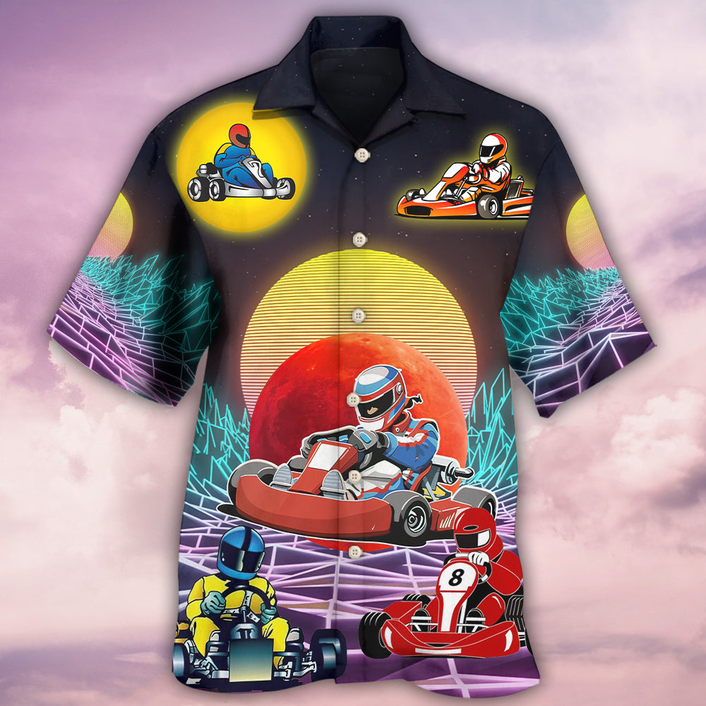 Kart Racing To The Universe - Hawaiian Shirt 