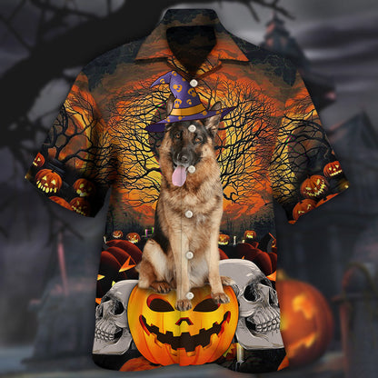 Halloween German Shepherd My Lovely Dog - Hawaiian Shirt 