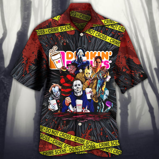 Horror Movie Characters Funny - Hawaiian Shirt 