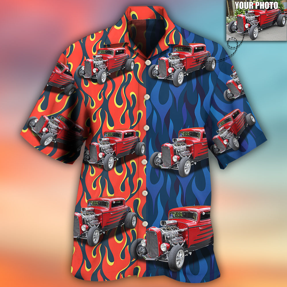 Hot Rod Various Style Custom Photo - Hawaiian Shirt 