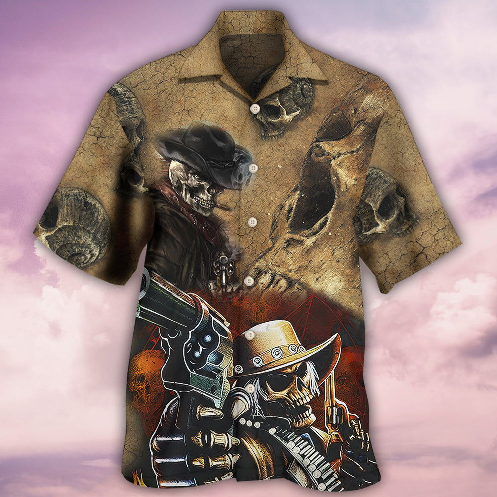 Skull I'm A Grumpy Old Man - Hawaiian Shirt 