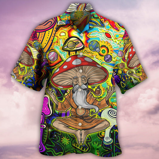 Hippie Mushroom Witch Colorful - Hawaiian Shirt 