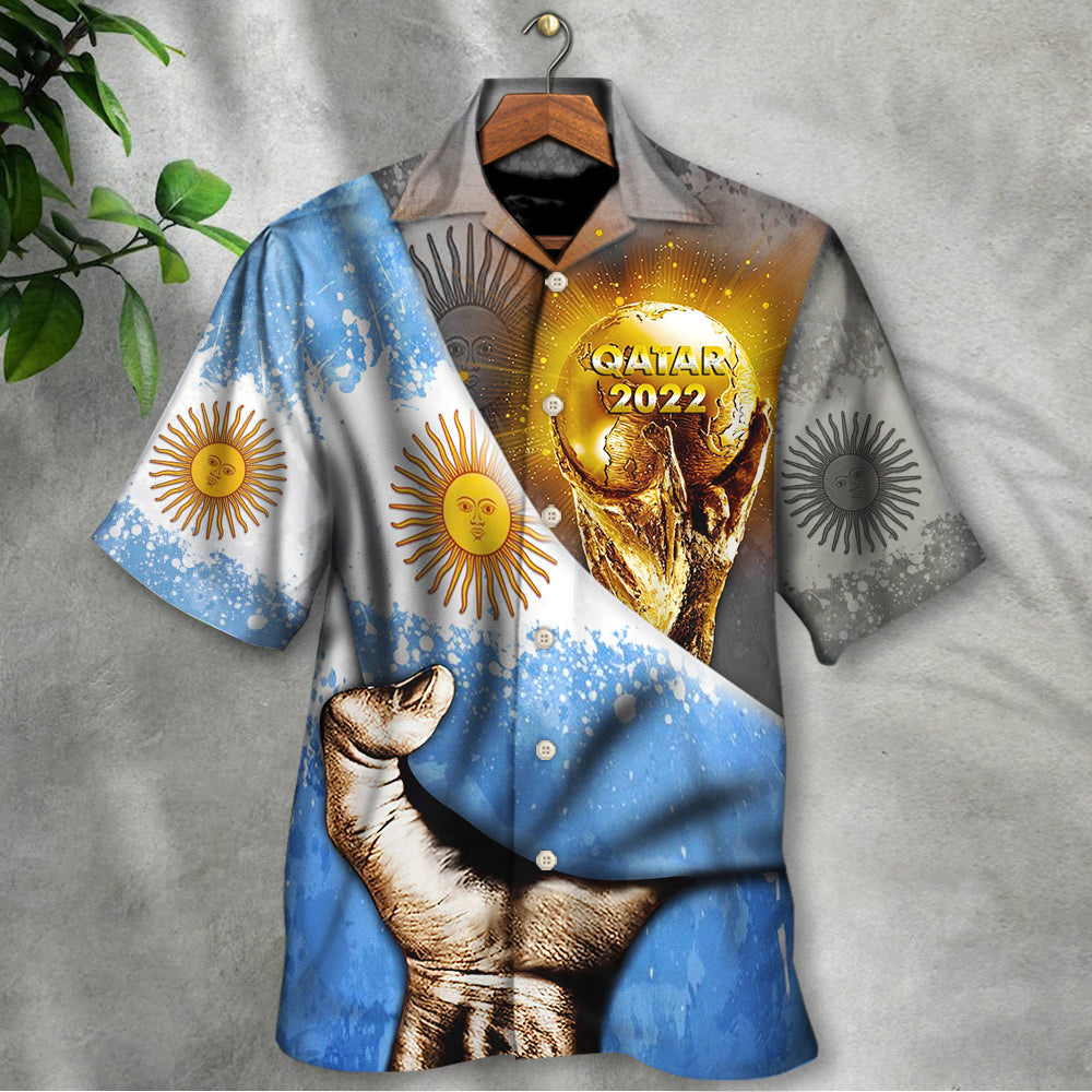 World Cup Qatar 2022 Argentina Will Be The Champion - Hawaiian Shirt 