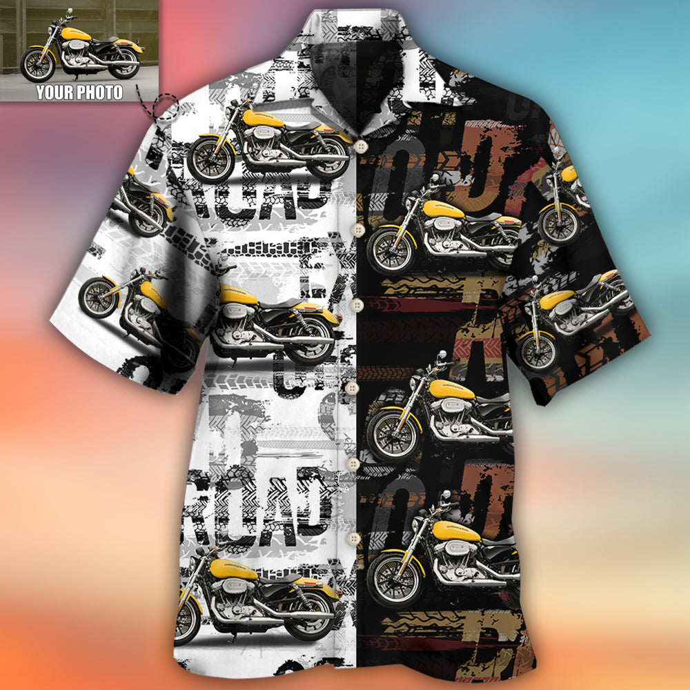 Motorcycle My Sweet Lover Custom Photo - Hawaiian Shirt 