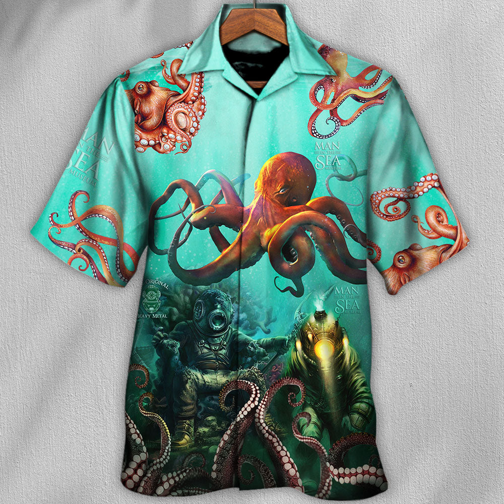 Octopus Custom Logo Unique - Hawaiian Shirt 