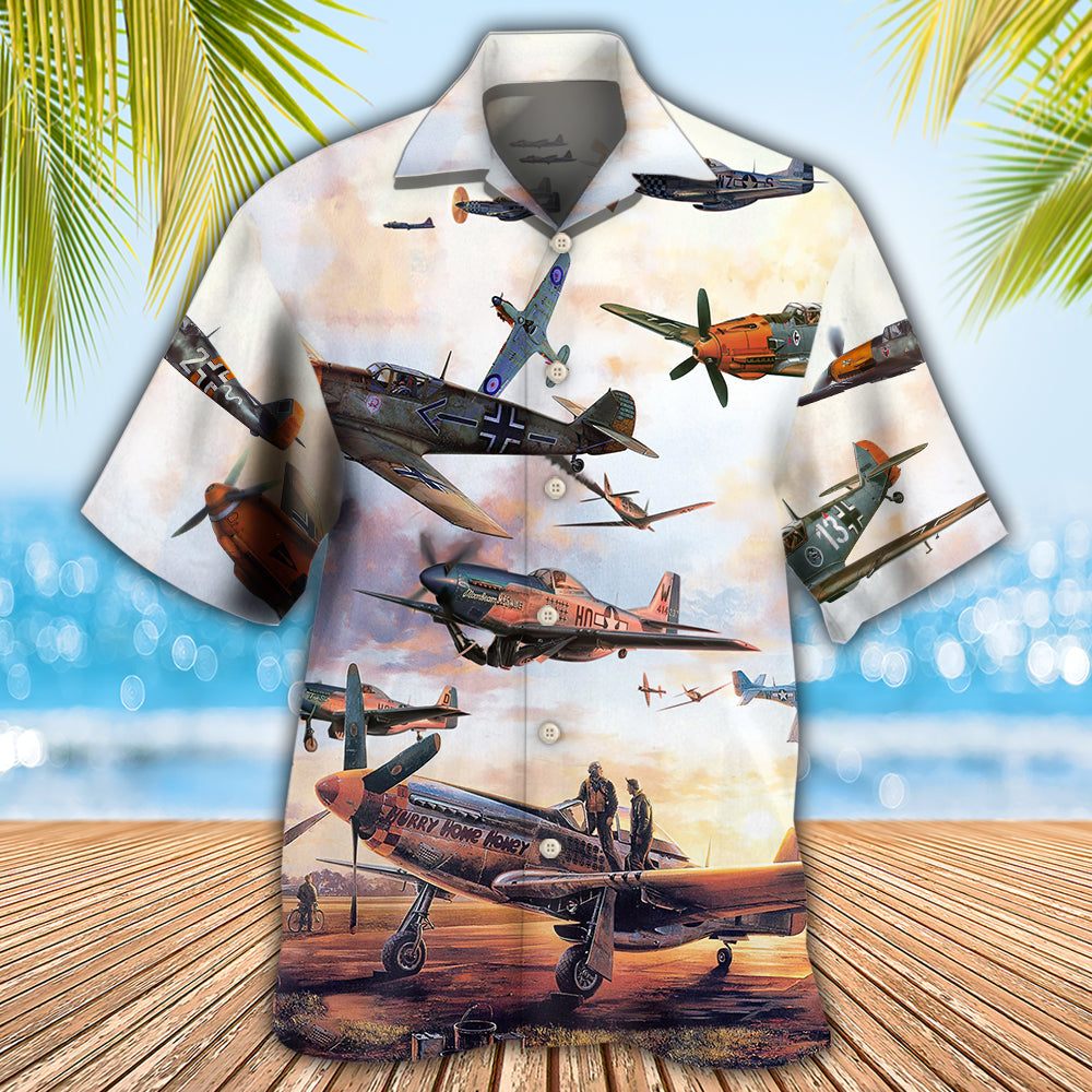 Airplane Aviation and Maritime The Long Ride Home - Hawaiian Shirt 