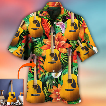 Guitar Various Style Tropical Custom Photo - Hawaiian Shirt 