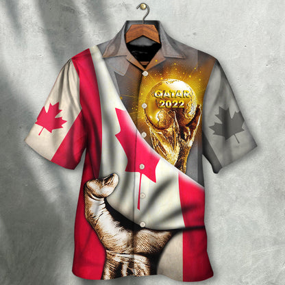World Cup Qatar 2022 Canada Will Be The Champion - Hawaiian Shirt 