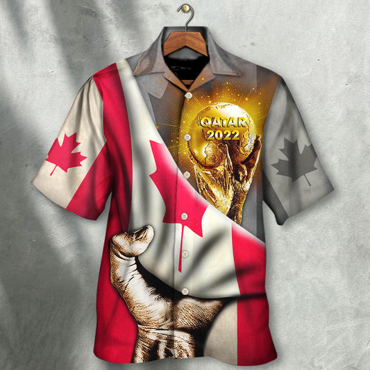 World Cup Qatar 2022 Canada Will Be The Champion - Hawaiian Shirt 