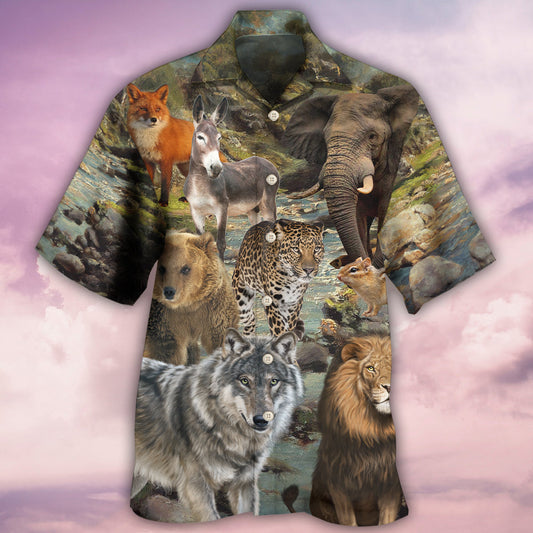Animals The Beauty Of Animals - Hawaiian Shirt 
