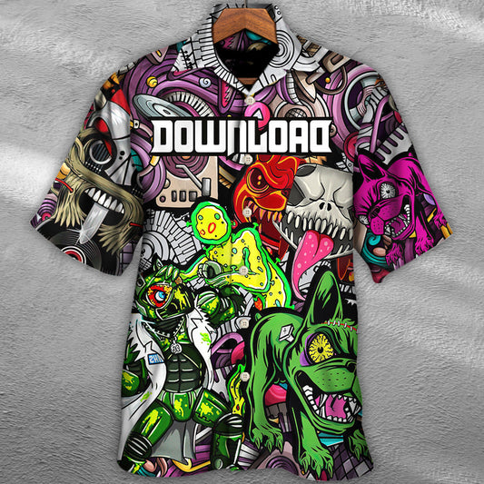 Music Event Download Festival Lover Colorful Art Style - Hawaiian Shirt