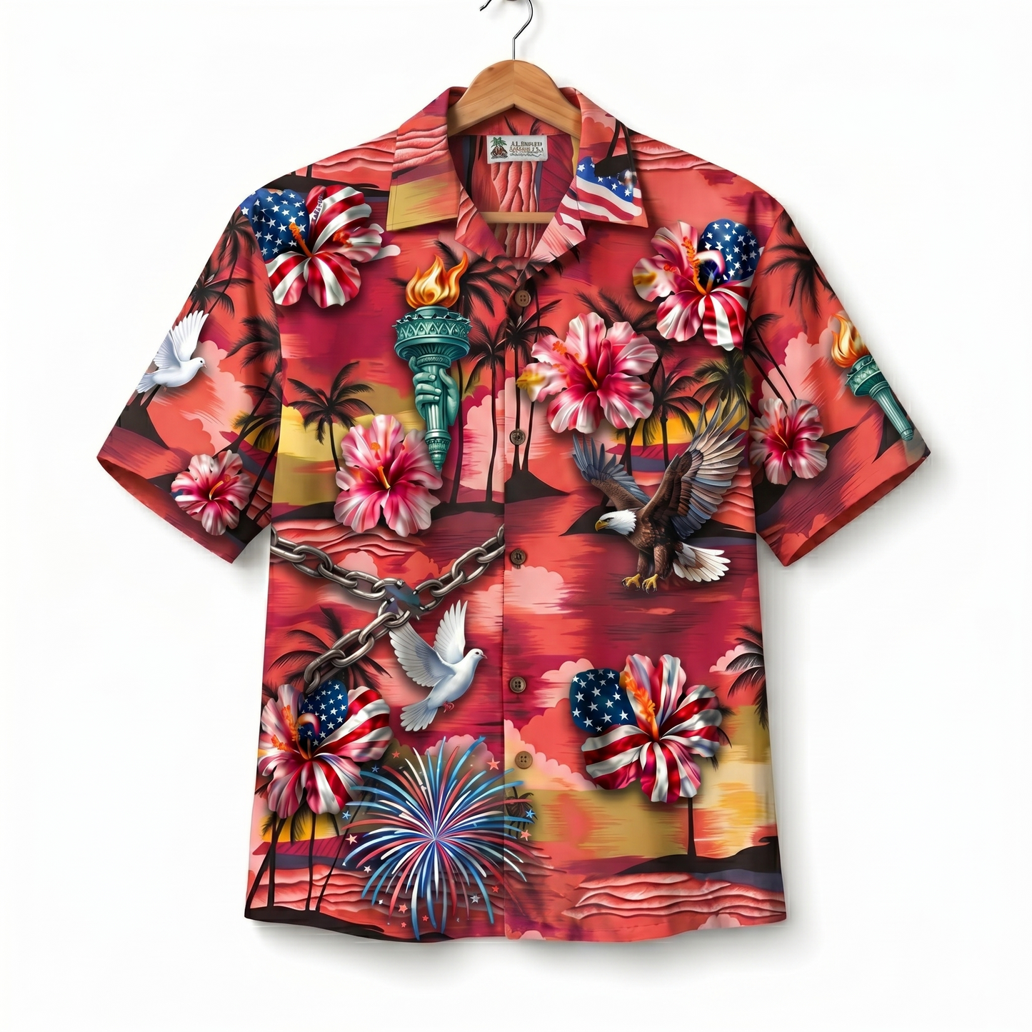 Freedom Theme Veteran 250 Years America Premium Unisex Hawaiian Shirt For Men and Women