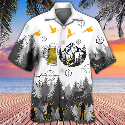 Beer I Like Beer And Hunting And Maybe 3 People - Hawaiian Shirt 