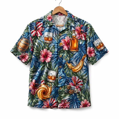 Whiskey Lover America 4th July 250 Years Anniversary Premium Unisex Hawaiian Shirt For Men and Women