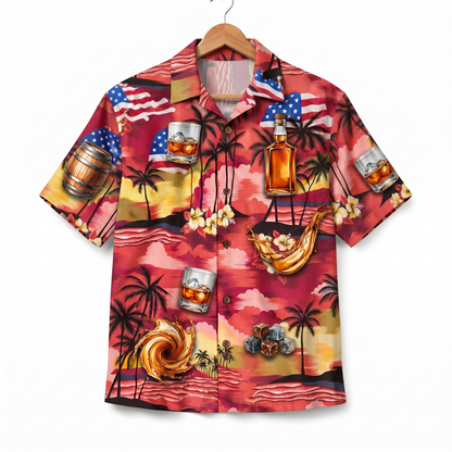 Whiskey Lover America 4th July 250 Years Anniversary Premium Unisex Hawaiian Shirt For Men and Women