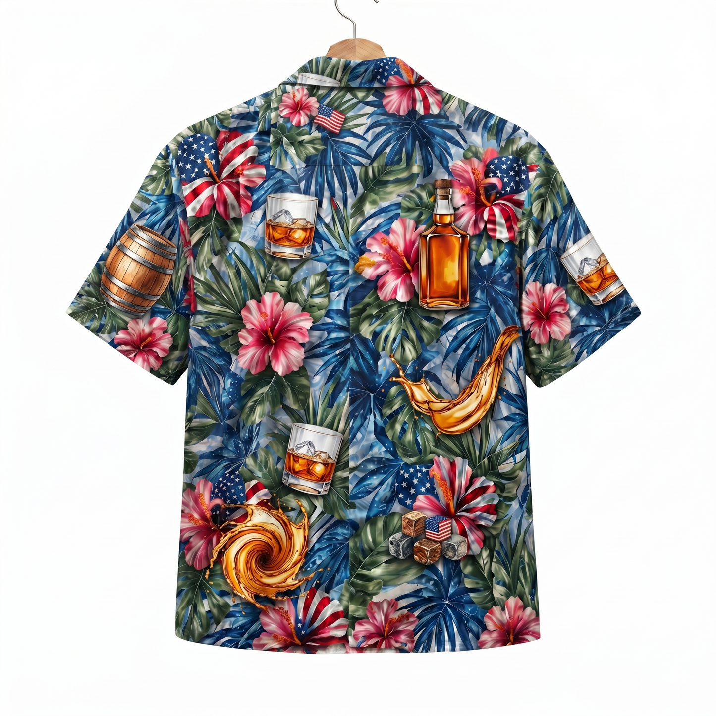 Whiskey Lover America 4th July 250 Years Anniversary Premium Unisex Hawaiian Shirt For Men and Women